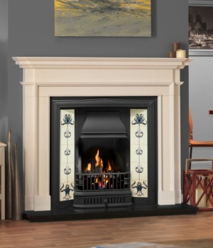 Devonshire - Cast Iron Tiled Inset